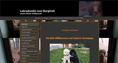 Desktop Screenshot of labradoodle-vom-burgstall.de