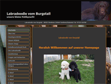 Tablet Screenshot of labradoodle-vom-burgstall.de